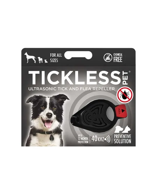 1ea Tickless Pet Tick & Flea Repeller Black - Flea & Tick